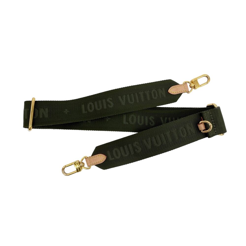 LOUIS VUITTON Bandoulière Strap in Khaki - Picture 4 of 15